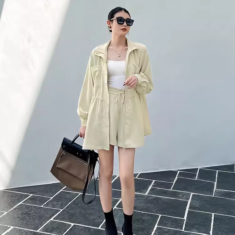 【特价捡漏】阿卡贝拉套装 利落帅气工装夹克短裤两件套美洋MEIYA