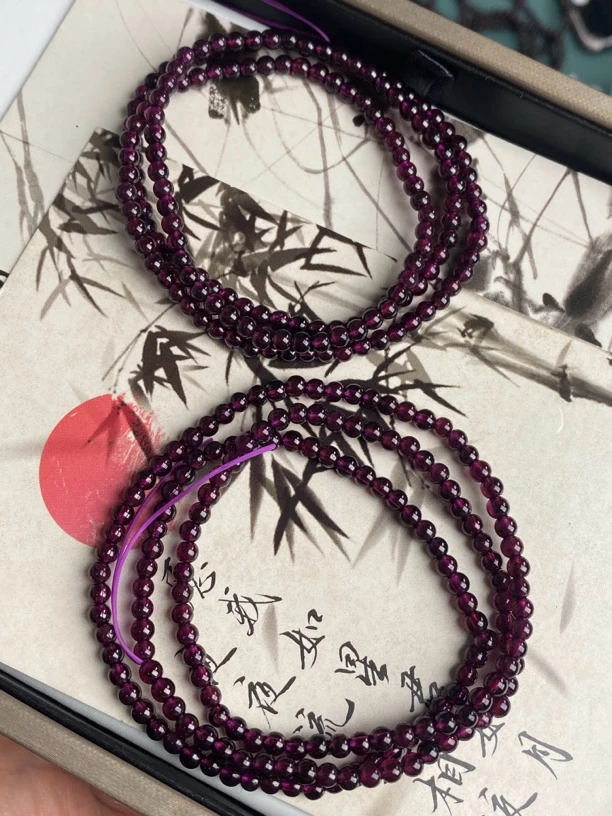 LGZ014 天然石榴石 尺寸4.8mm 多样性发其一