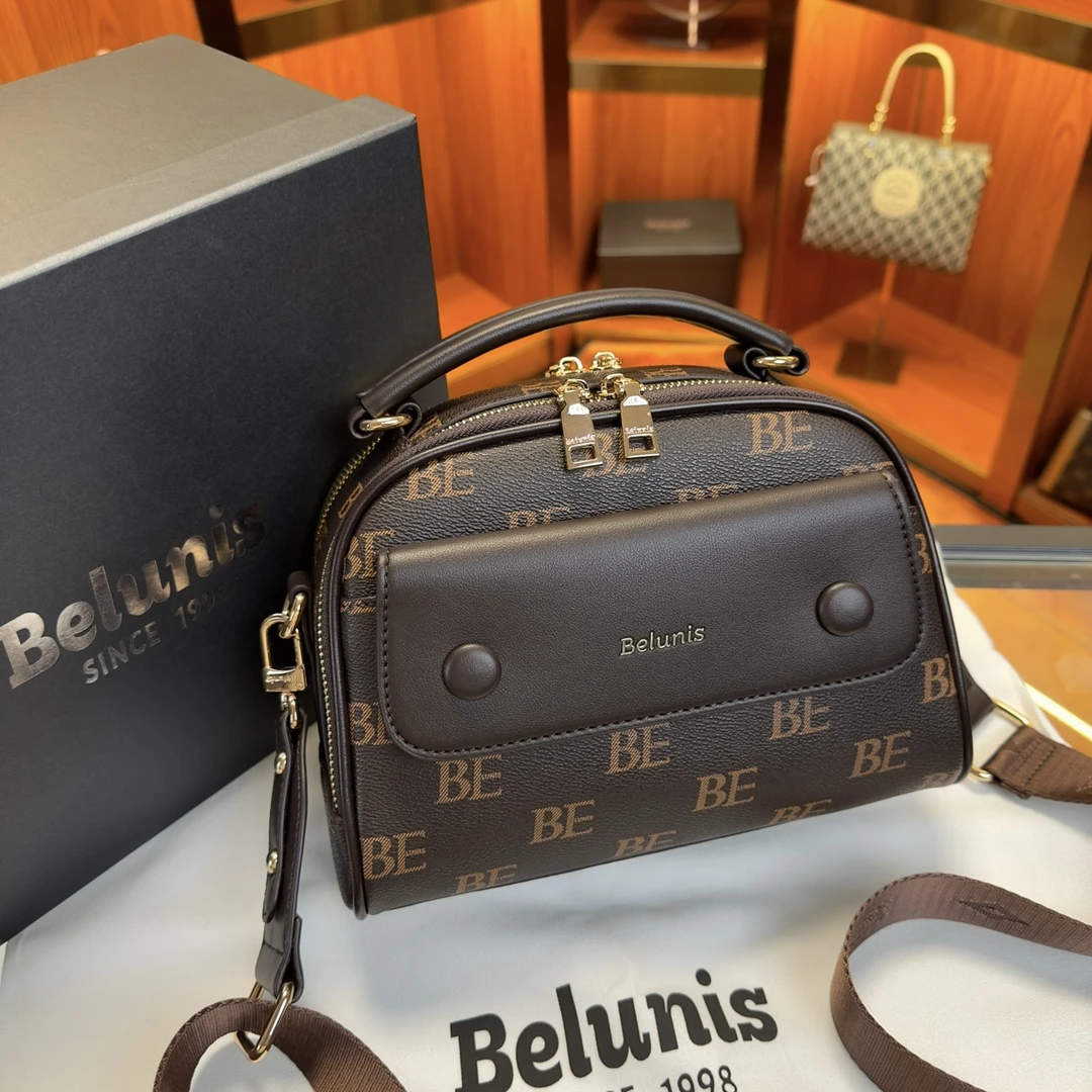 Belunis贝伦妮斯经典简约风轻奢斜挎女包品牌气质手提包女士百搭