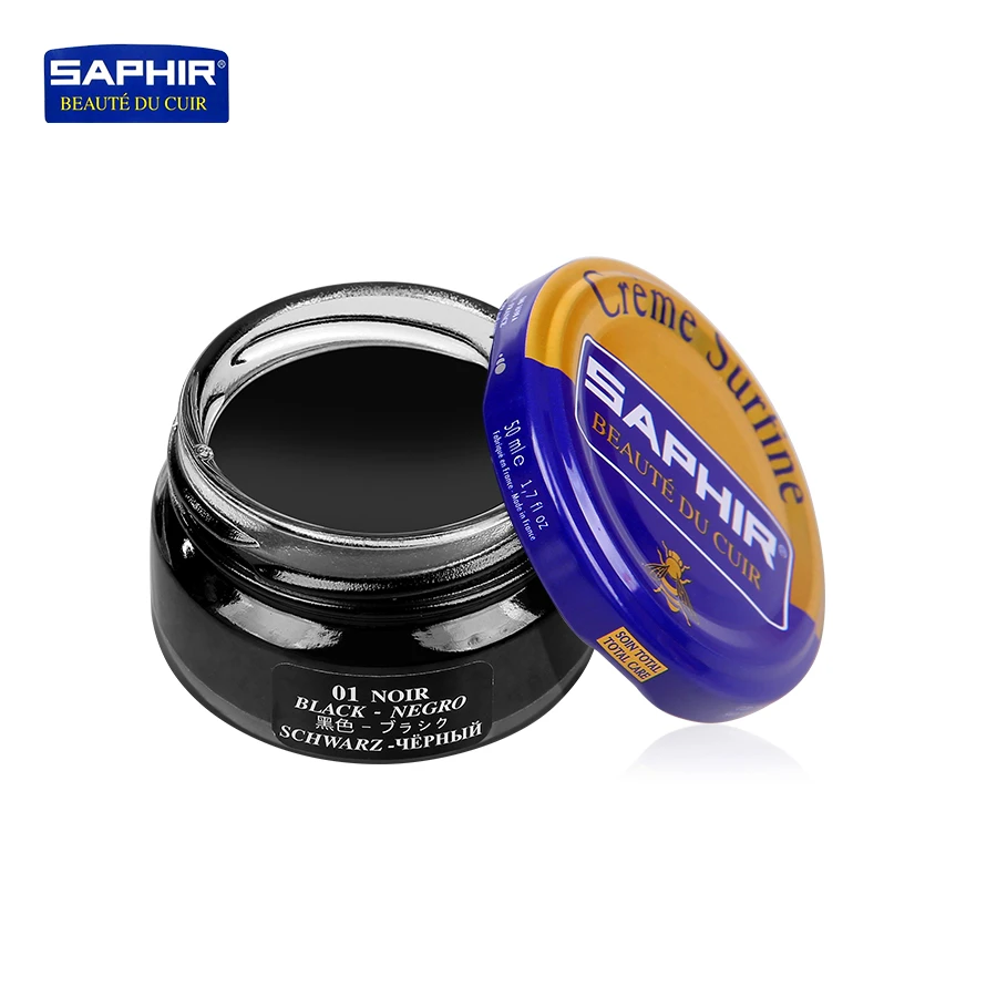 SAPHIR/莎菲雅鞋油皮鞋保养油皮鞋护理油无色白色黑色8111滋润油