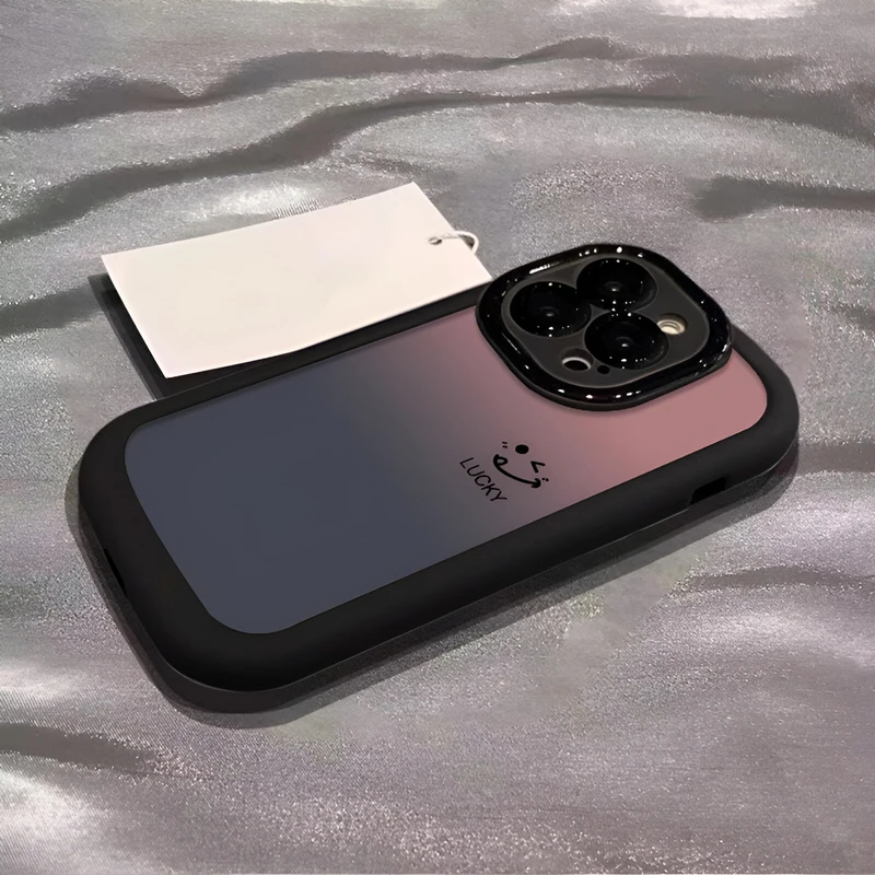 渐变微笑适用小米14手机壳镜头全包civi4/3pro防摔13pro/12/11卡