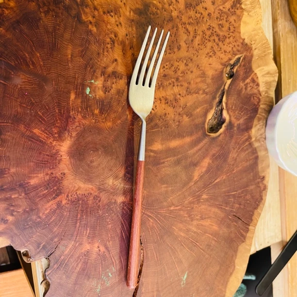 实木水果叉子摆件2222