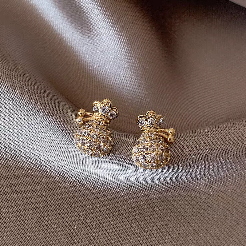 铜合金耳饰 【N45】新款时尚气质温柔简约耳环百搭