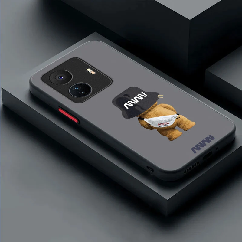 适用vivos15e手机壳磨男士磨砂半透明vivos15e保护壳潮款ins风防