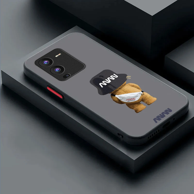 适用vivos15pro手机壳磨男士磨砂撞色vivos15pro保护壳ins风潮防