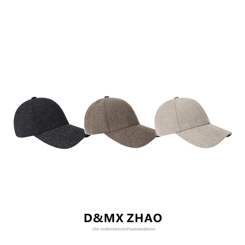 D&MX 定制加大加深羊毛英伦风棒球帽P008高个子系列
