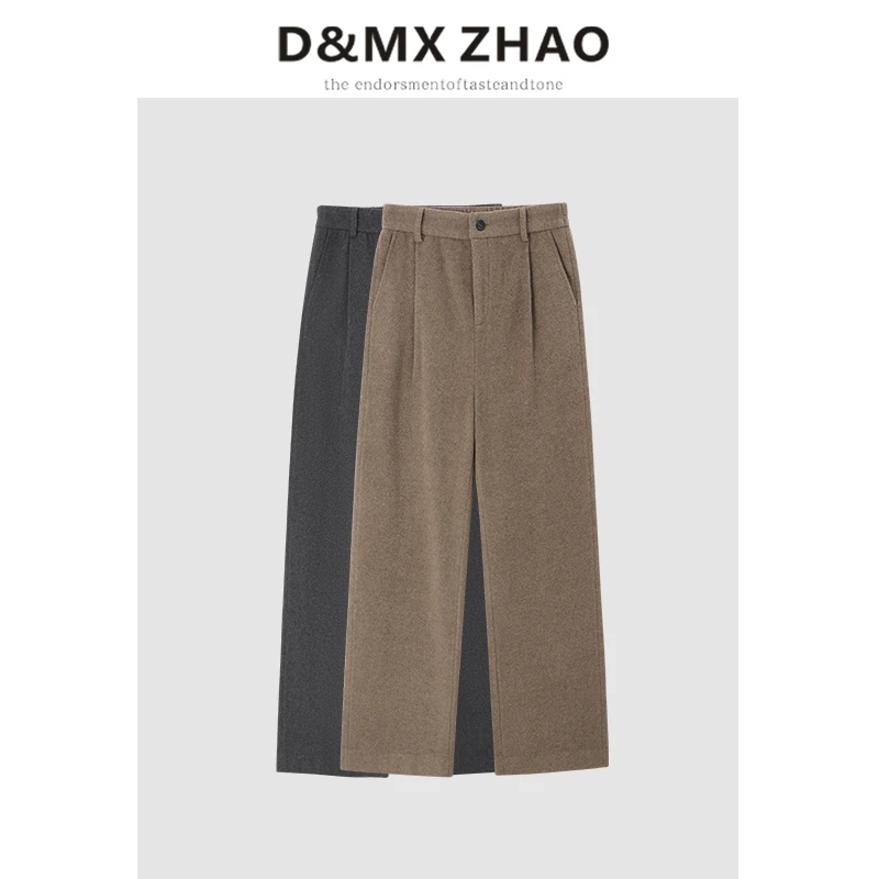 D&MX 2024秋季新品 格雷系双褶嵿级高定羊毛西裤5063高个子系列