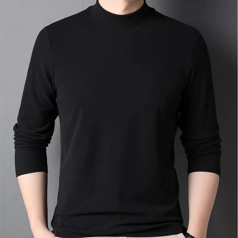 男士半高领德绒打底衫CH8805