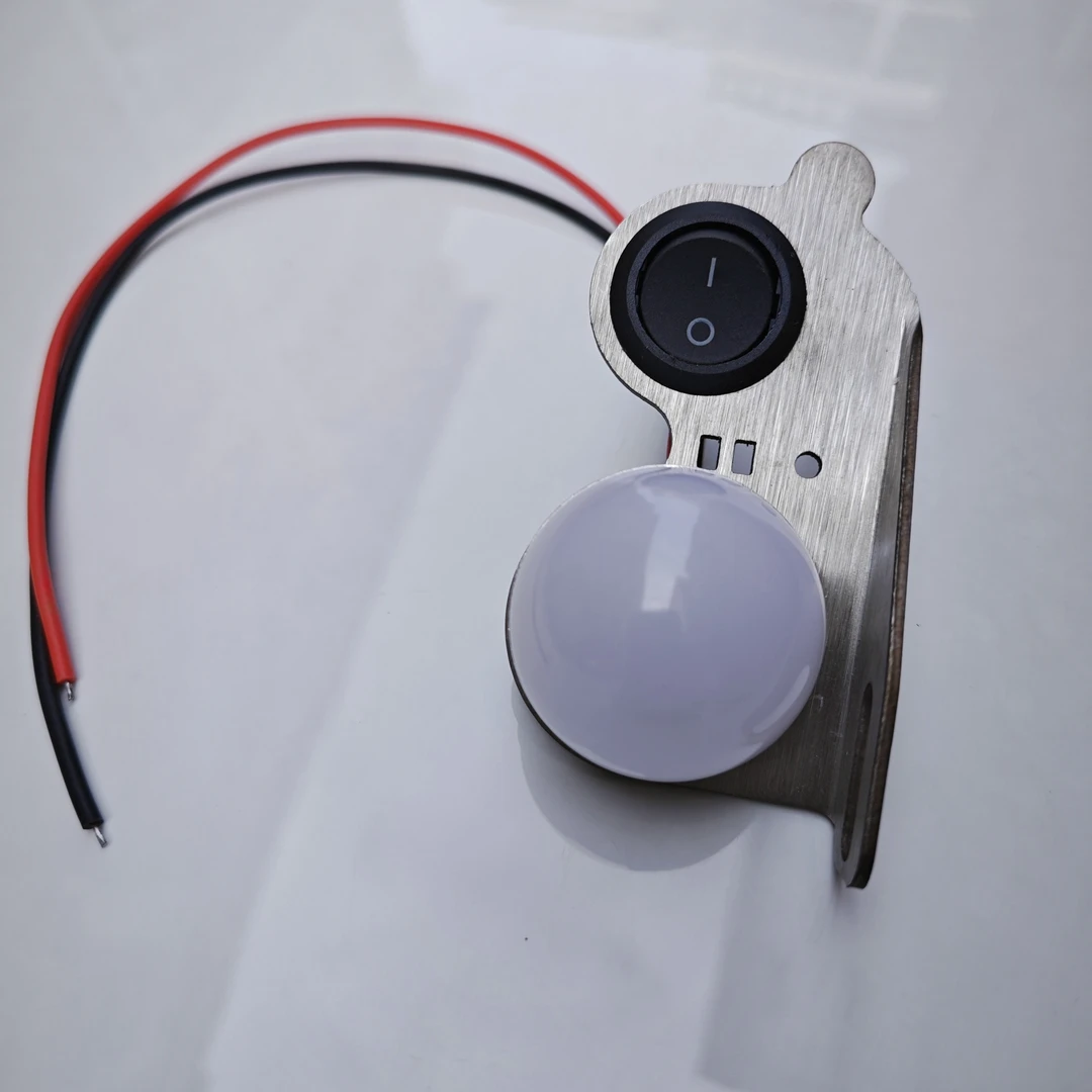 锯铝机改装照明灯模块调角度不刺眼切割机