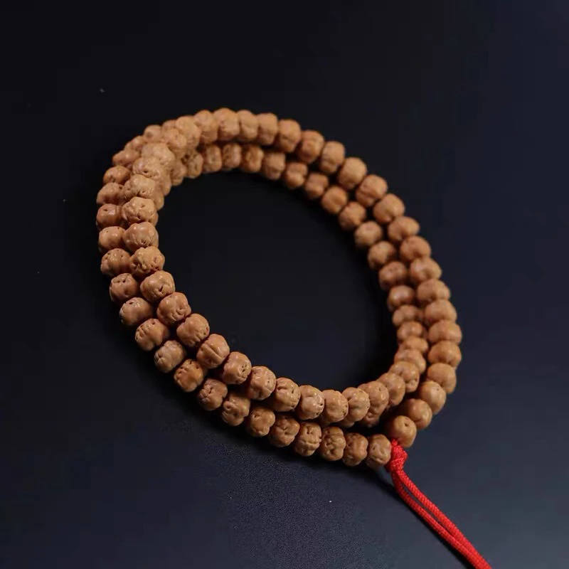 五爪金龙三日红南瓜佛手原矮桩小金刚菩提108颗南瓜手串脖挂