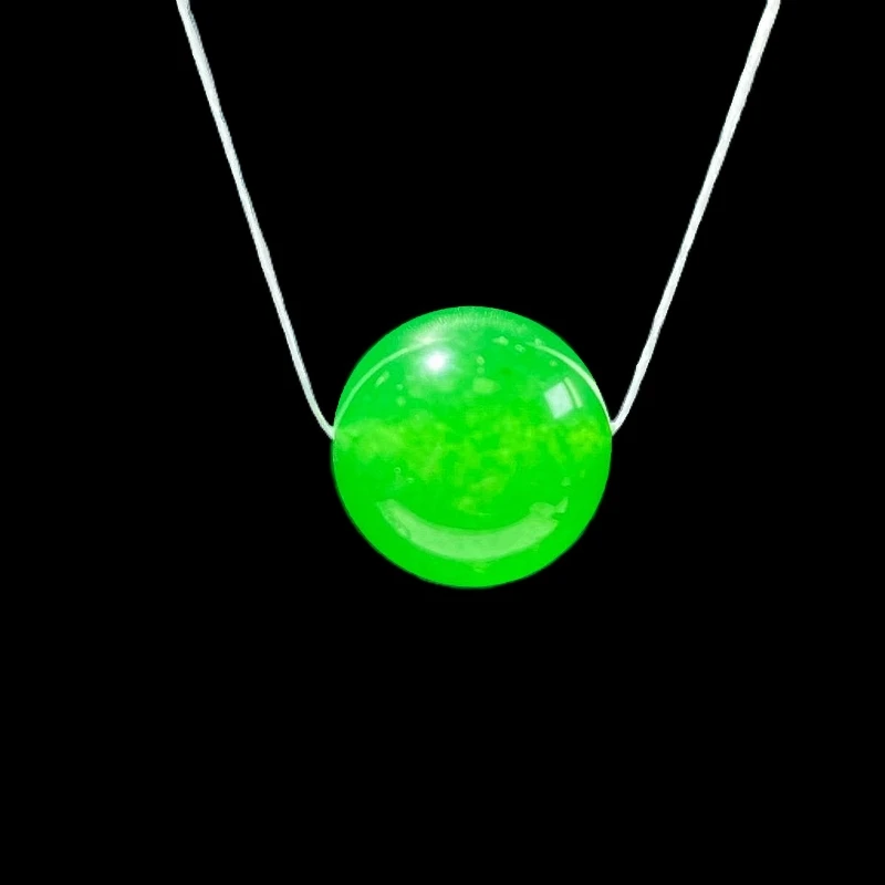 散珠天然冰阳绿 16mm  一颗(赠弹力绳)L016