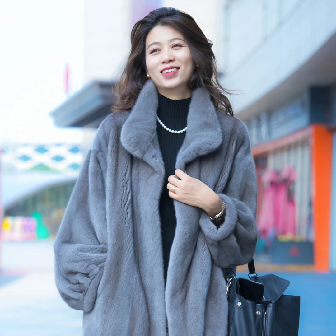 TM·温柔之谜 旺角日记 中长款进口水貂