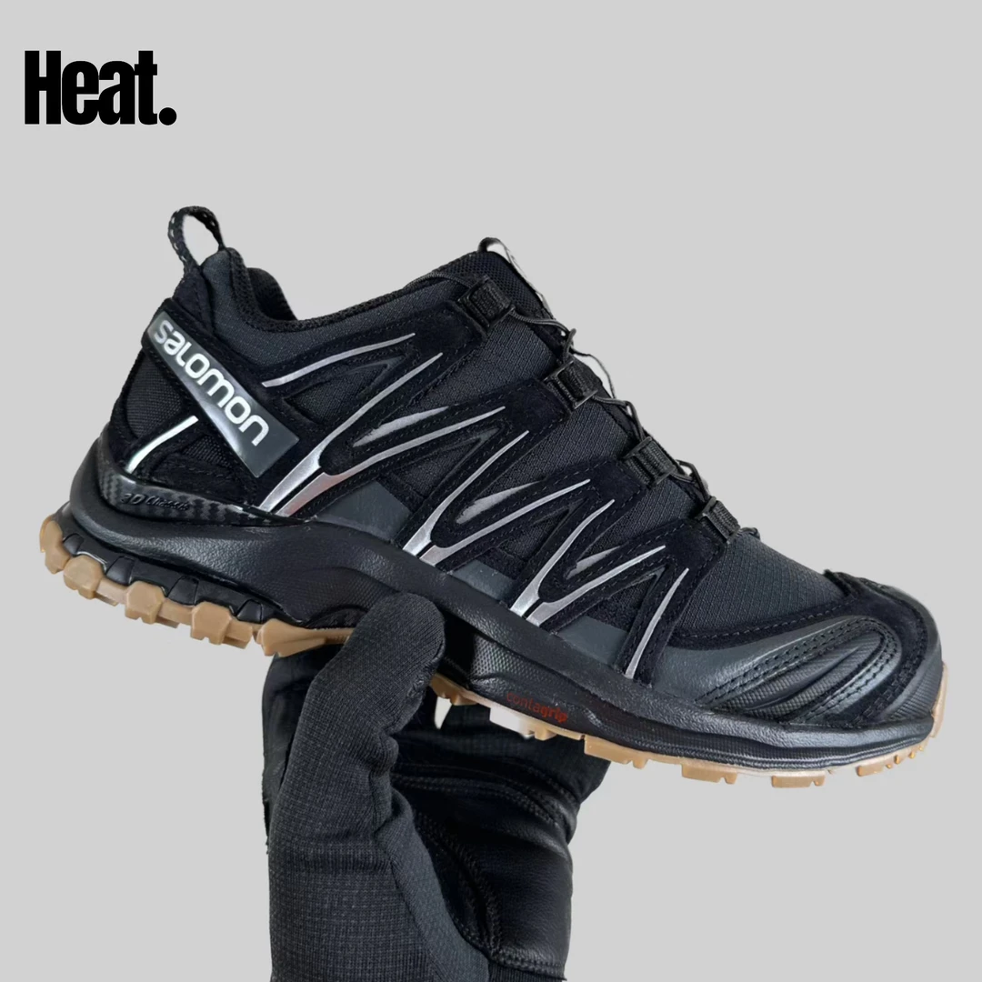 SALOMON/萨洛蒙XAPRO 3D SUEDE防水户外休闲徒步鞋 男女款 黑生胶