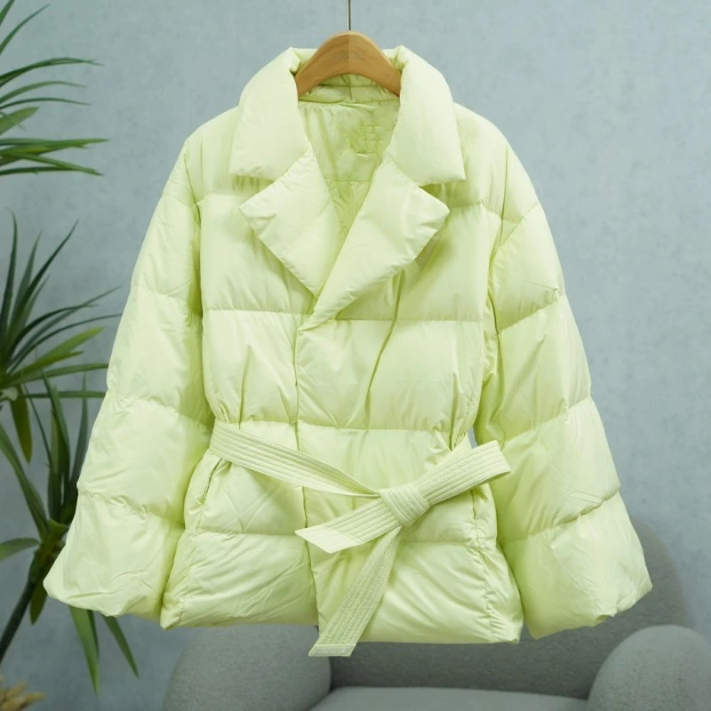 LI丽系列  Y160   女装时尚撤柜秋冬棉服黄绿DDE193042