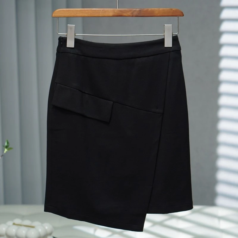 咏系列  Y589  女装时尚撤柜休闲半身裙黑色Y6105002