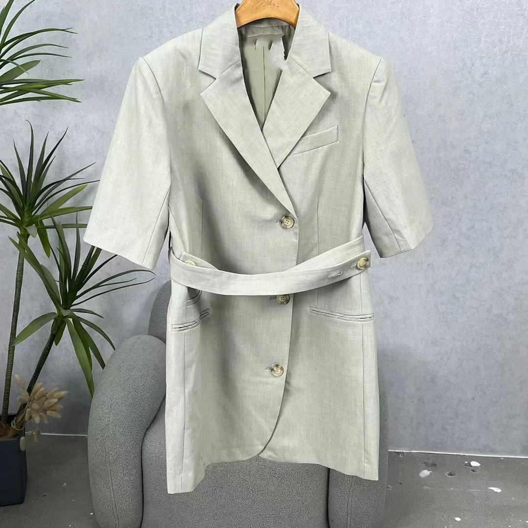 LI丽系列  Z234   女装时尚撤柜连衣裙灰绿C76773221