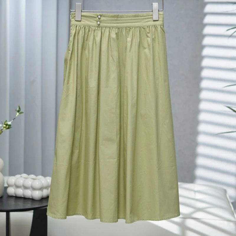 咏系列   S325   女装时尚撤柜休闲半身裙秋香黄S3050304