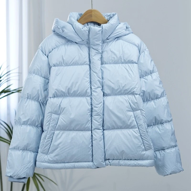 网Yi系列   F071   女装时尚撤柜秋冬羽绒服雾霾蓝4071697