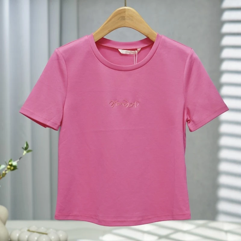 咏系列   Z082   女装时尚撤柜休闲上衣T恤粉色B3090204