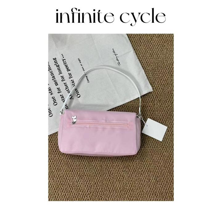 【823】infinite cycle百搭尼龙单肩包