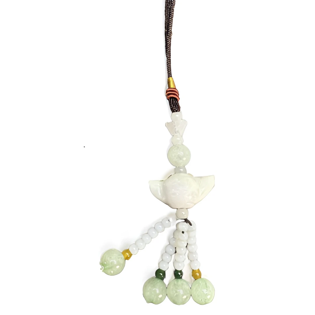 翡翠保瓶钥匙挂.