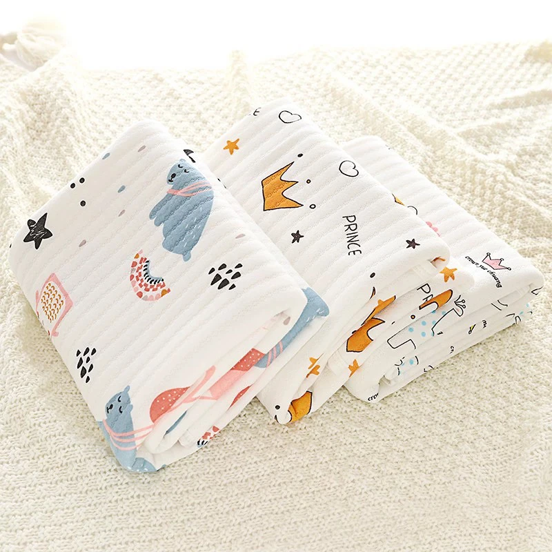 卡通纯棉空气棉包单新款新生儿抱被婴儿保暖裹单