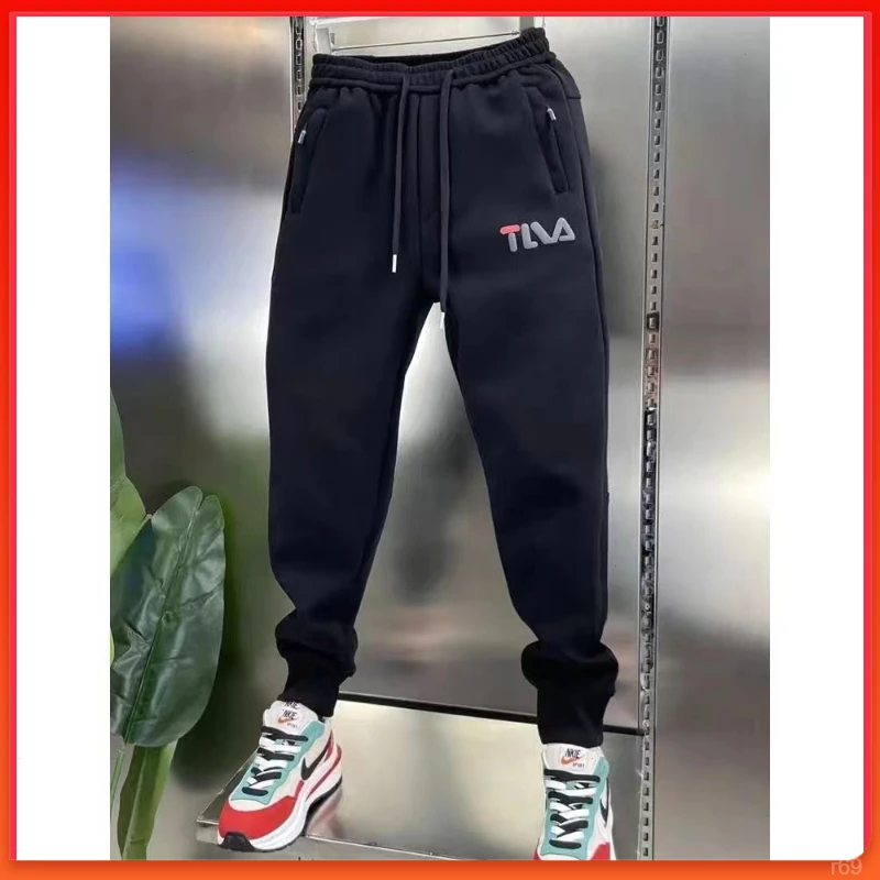 秋季卫裤男士休闲裤休闲百搭新款束脚纯色运动裤潮流时尚宽松2024