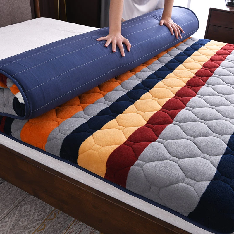 宝宝绒榻榻米加厚床垫家用学生宿舍床铺垫褥子防滑垫被冬
