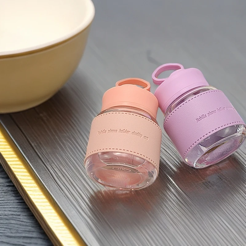 【粉丝福利款】网红胖胖韩版手机支架杯迷你便携水杯简约胖胖大容量