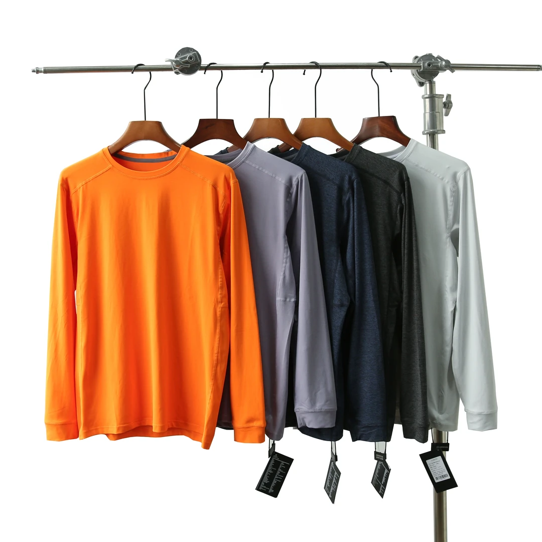 B高阶户外运动线~吸湿排汗！3D立裁休闲长袖T恤衫 H4433 男装J3016