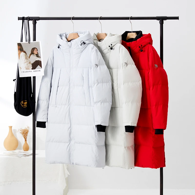 特！鹅绒！加厚加暖！防风雪长款羽绒服 H3973 男女同款 F3006