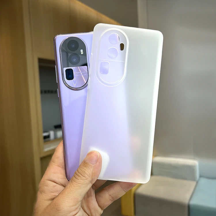 适用Reno10手机壳磨砂软壳OPPO轻薄防摔圆边全包透明保护套Reno10