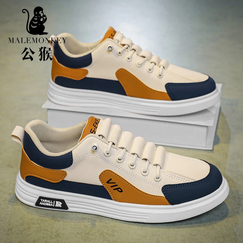 公猴官方正版男鞋新款轻便耐磨运动鞋懒人一脚蹬男士休闲鞋-ZJ099
