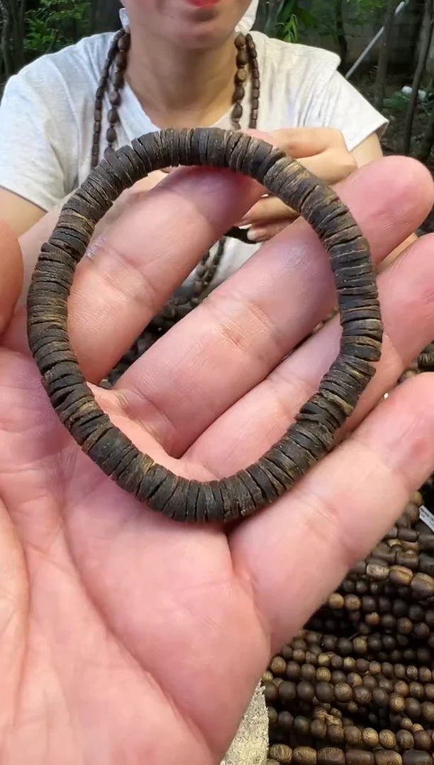 【闪购商品】沉香手串奇楠沉水单圈片珠保6克多样性发一条收藏级