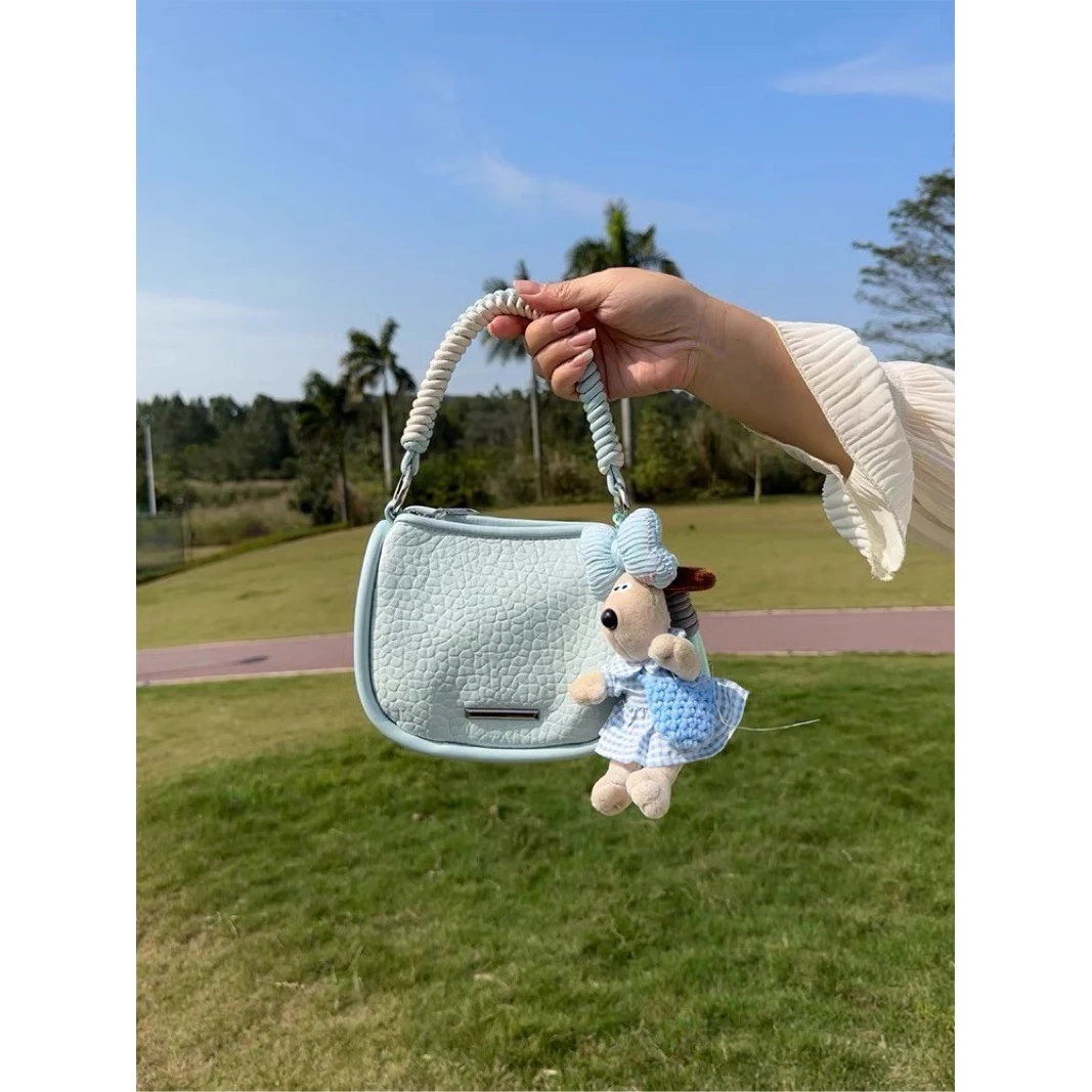 手机包包女生可爱ins风甜美奶油色小清新迷你斜挎单肩手拎小包 ·