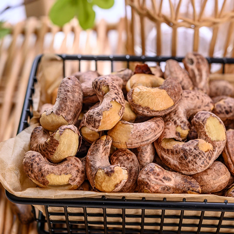 带皮大腰果仁250g500g盐焗越南干货原味紫皮坚果干果解馋零食推荐