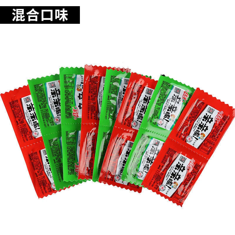 劲道辣条亲嘴烧儿时怀旧麻辣味大刀肉大礼包零食小吃批发美味好吃