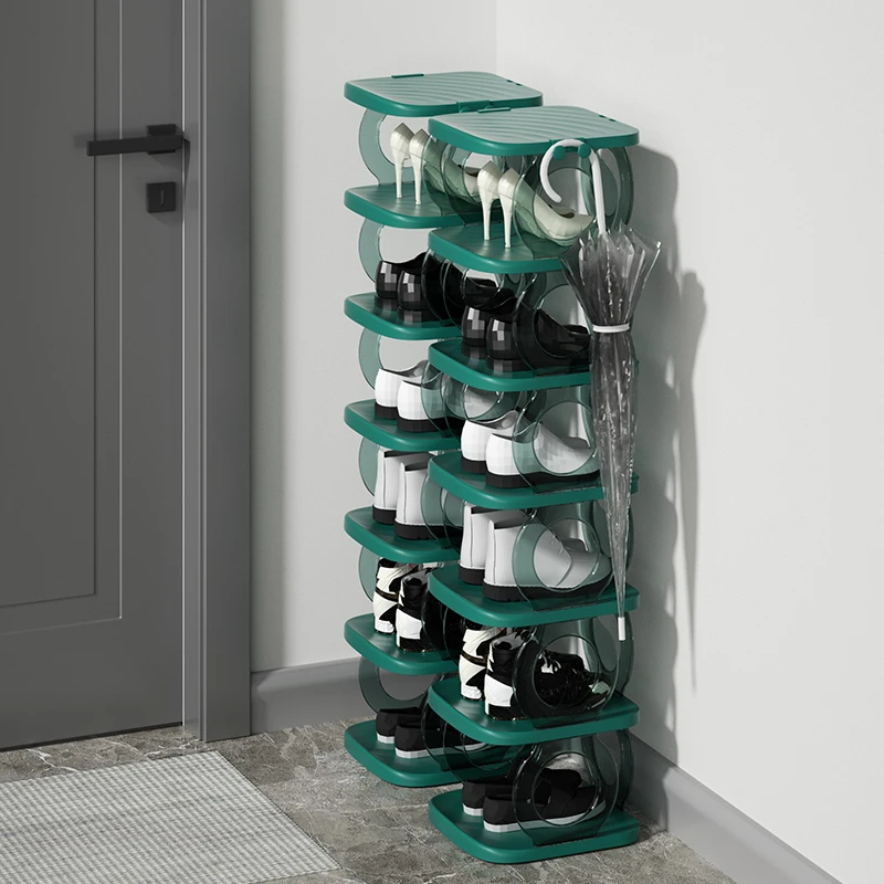 缝隙爆款新款网红鞋架多层简易门口多功能家用收纳可折叠宿舍客厅