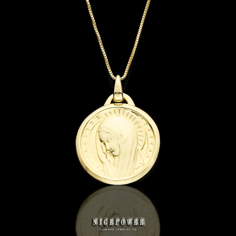 NICEPOWER/金帕沃 铜合金合成锆石吊坠 罗密欧欧美嘻哈饰品