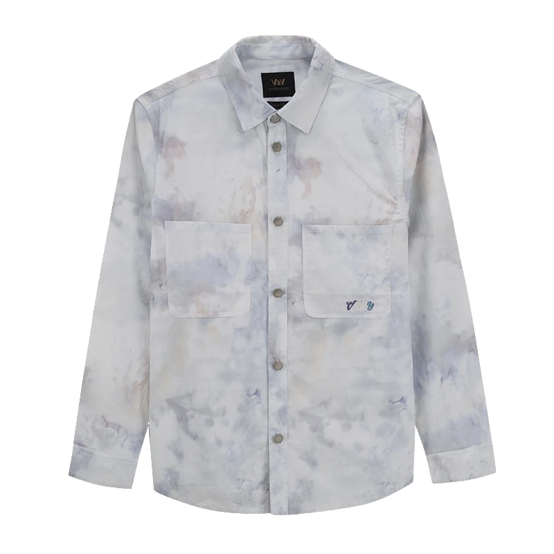 VY男装夹克外套休闲茄克国风扎染时尚晕染春秋外搭轻奢百搭721109