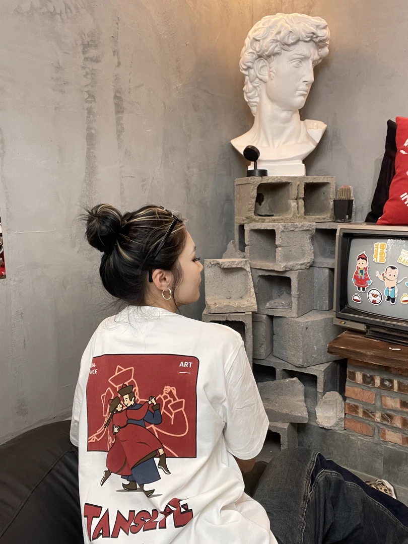 新款白色短袖纯棉