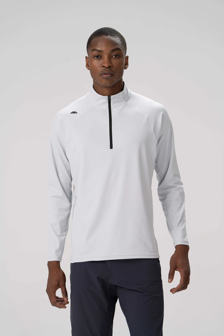 经典不过时！半拉链！男士立领休闲训练半拉链打底衫1603