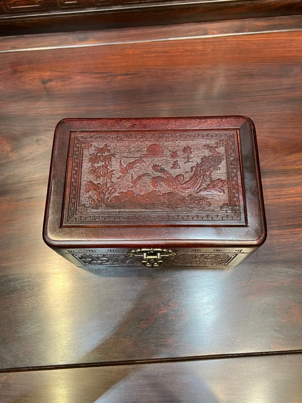 酸枝--锦上添花--首饰盒