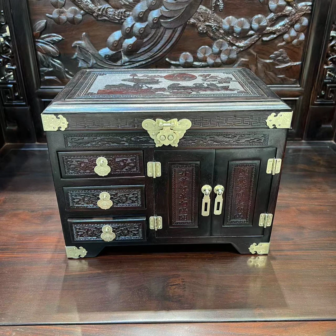 酸枝---精工大首饰盒