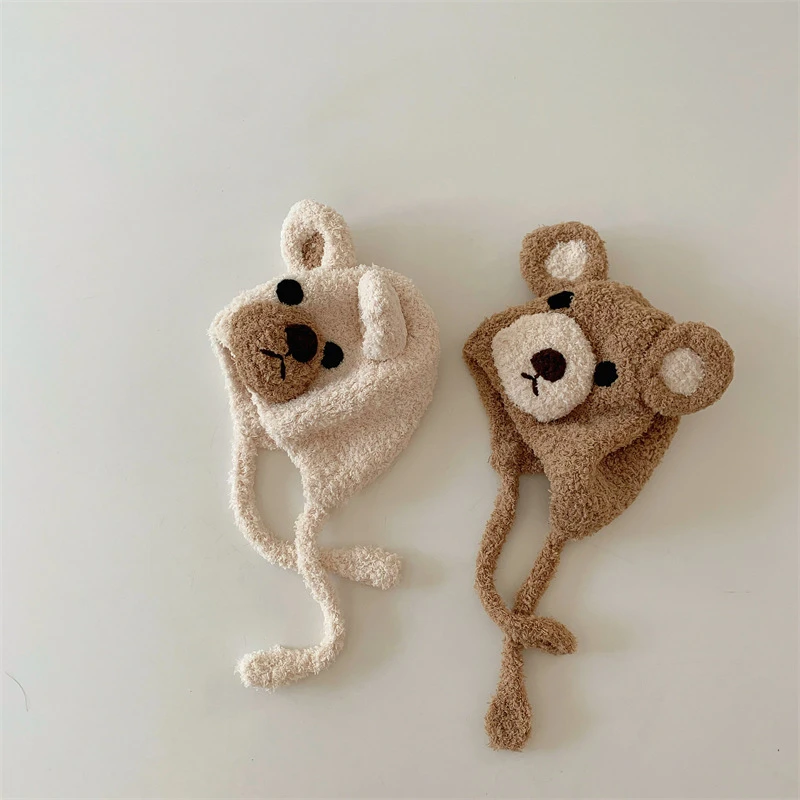 宝宝秋冬帽加绒加厚