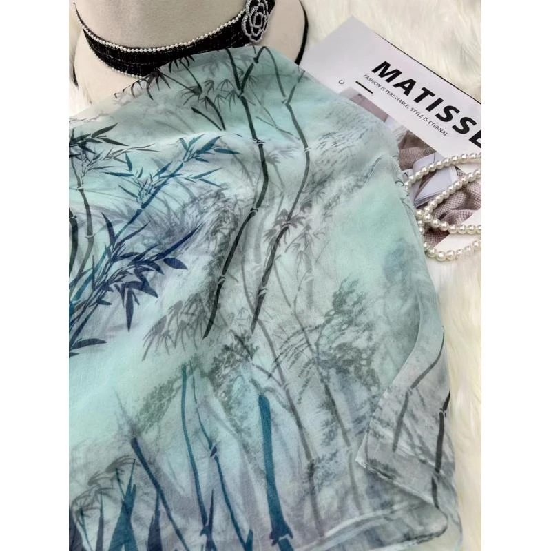 雅贝 1-256 鳄鱼皱130x180左右时尚沙滩巾丝巾百搭女士