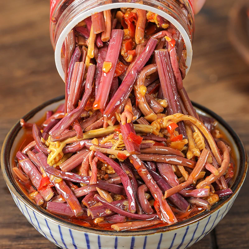 香辣蕨菜湖南特产即食下饭菜腌制开味咸菜凉拌榨菜农家拌饭美味