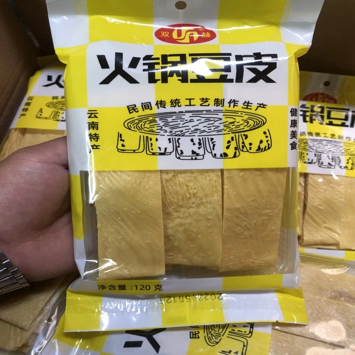 火锅食材油炸腐竹 响铃卷 火锅豆筋火锅豆皮火锅面筋油面筋家庭装