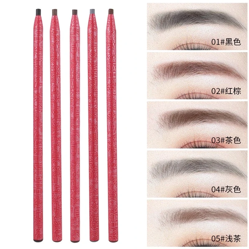 正品金玫瑰眉笔拉线画眉防水防汗不脱色持久不晕染纹绣师化妆专用