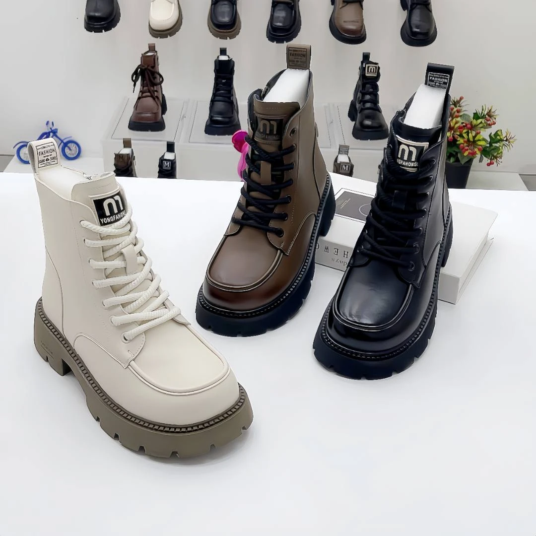 【镇店二宝】588羊羔毛百搭马丁靴
